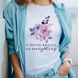 T-shirt Découvrir La Beauté En Tout