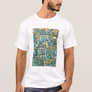 T-shirt Découvrir l'aquarelle géométrique moderne