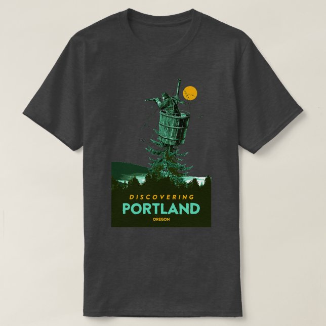 T-SHIRT DÉCOUVRIR PORTLAND (Design devant)