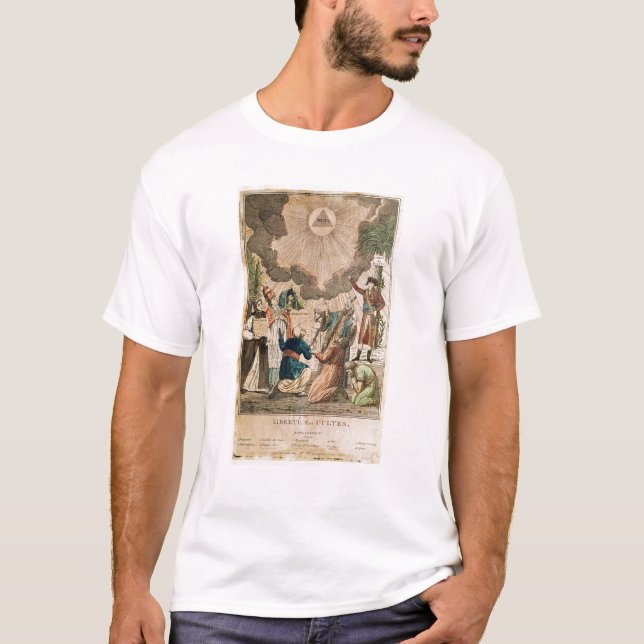 T-shirt Décret instituant la liberté de culte (Devant)