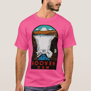 T-shirt Décret Vintage voyage du barrage Hoover
