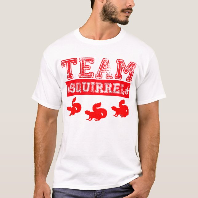 T-shirt d'écureuil d'équipe (Devant)