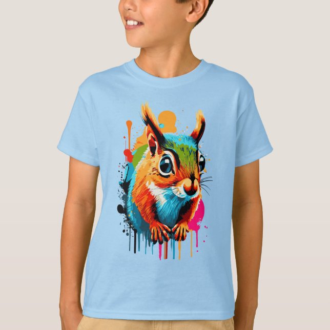 T-shirt d'écureuil - Rodent d'écureuil (Devant)