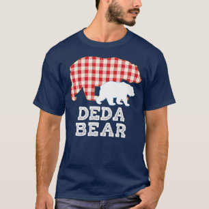 T-shirt Deda Plaid Great Bear Daddy Grand-Père Day