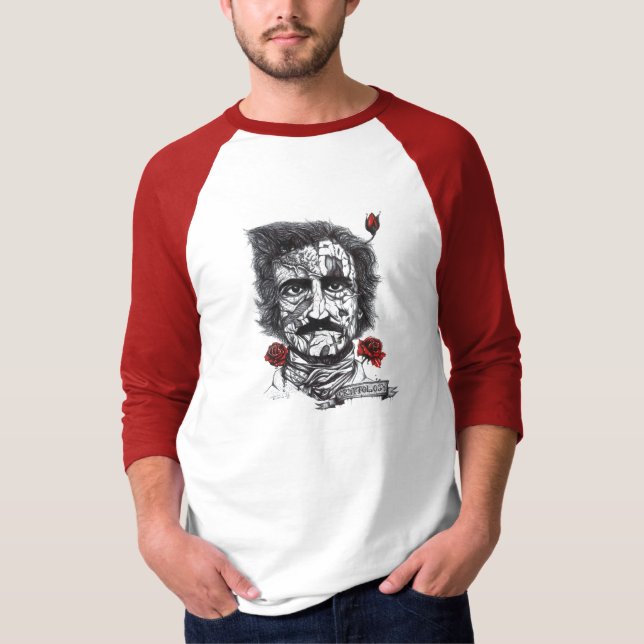T-shirt d'Edgar Allan Poe par le Tai (Devant)