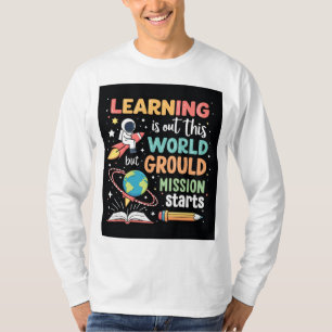 T-shirt d'éducation à la mission terrestre