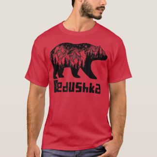 T-shirt Dedushka Ours grand-père russe