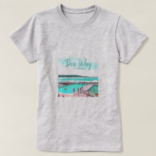 T-shirt Dee Why Sydney plage Australie voyage