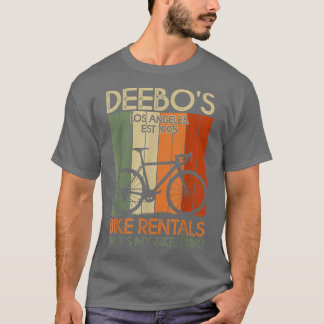 T-shirt Deebo's Bike Rentals Drôle vintage Rider