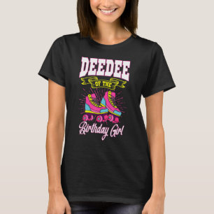 T-shirt Deedee De L'Anniversaire Fille Roller Patins Anniv