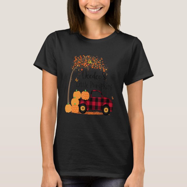 T-shirt Deedee S Little Citrouille Camion Rouge Art d'auto (Devant)