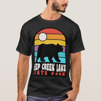 T-shirt Deep Creek Lake State Park Maryland Bear Badge TSh