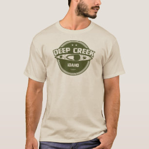 T-shirt Deep Creek Wild Et Rivière Pittoresque Idaho Kayak