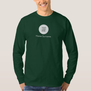 T-shirt Deep Forest Green Ajouter le logo de téléchargemen
