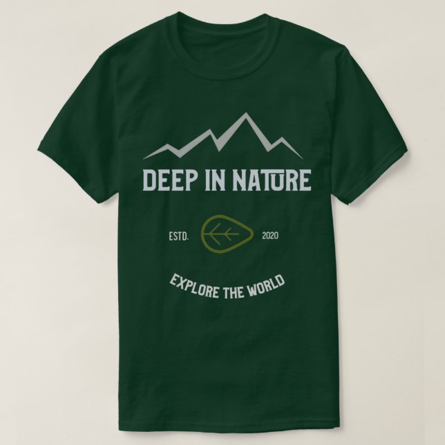 T-shirt Deep in Nature (Design devant)