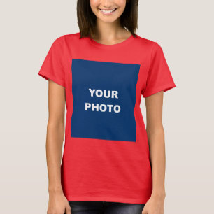 T-shirt Deep Red Ajouter votre image photo logo photo