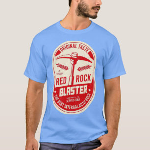 T-shirt Deep Rock Galactic Red Rock Blaster Beer Designer