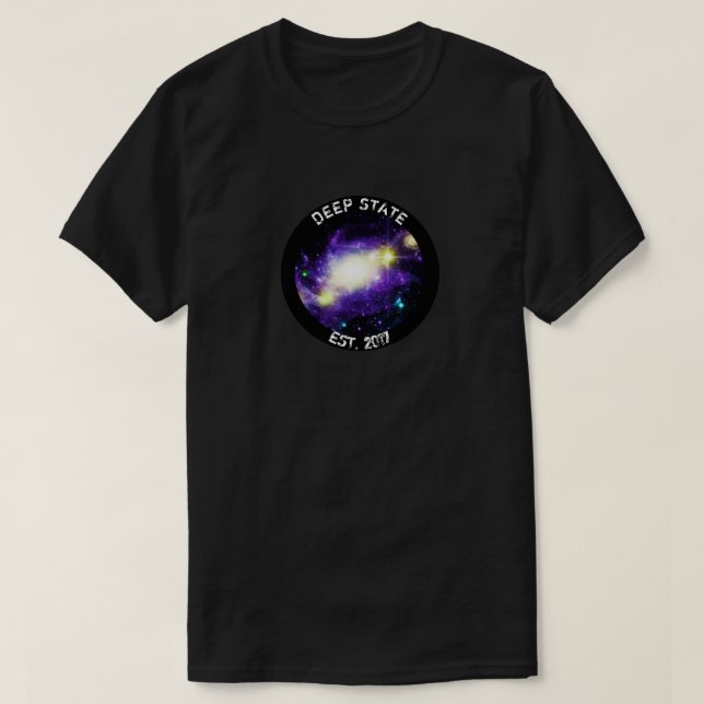 T-SHIRT DEEP STATE EST. 2017 (Design devant)