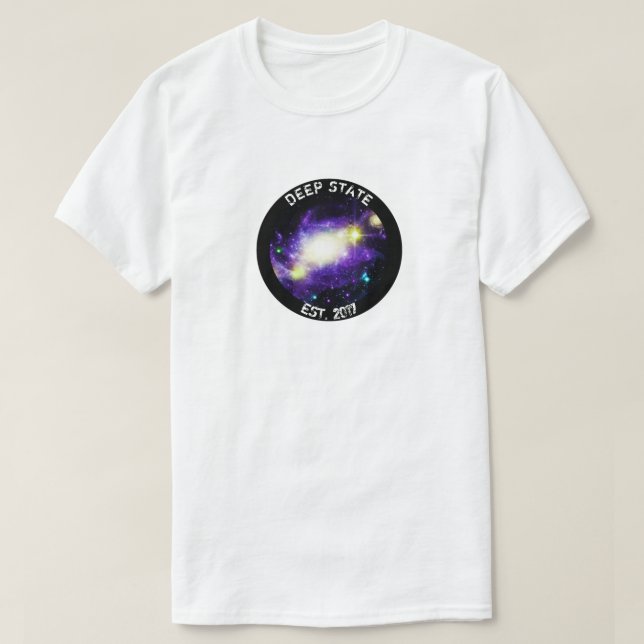 T-SHIRT DEEP STATE EST. 2017 (Design devant)