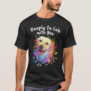T-shirt Deeply In Lab avec vous Animal Pun Animal Meme Hum
