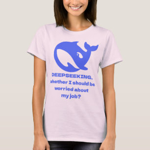 T-shirt DEEPSEEKING Texte modifiable Drôle cadeau de sac p