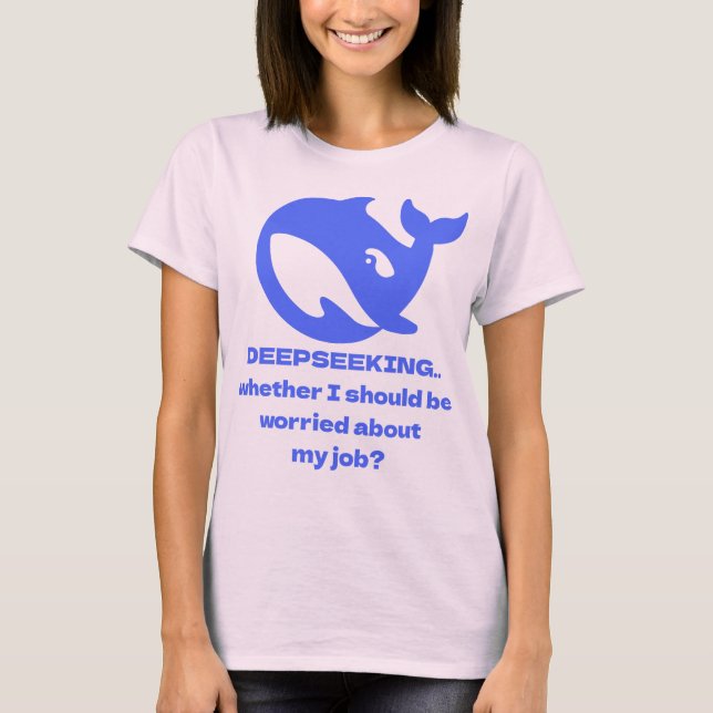 T-shirt DEEPSEEKING Texte modifiable Drôle cadeau de sac p (Devant)