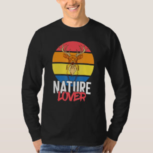 T-shirt Deer Antlers Forêt Nature