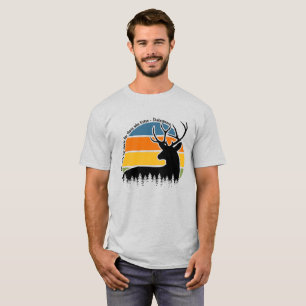 T-shirt Deer Buck La Terre a de la musique pour ceux qui é