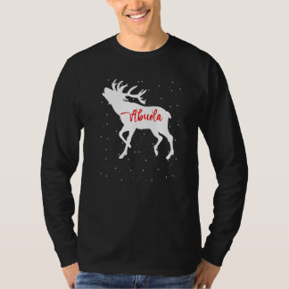 T-shirt Deer Christmas Matching Family Abuela Pajamas Chri