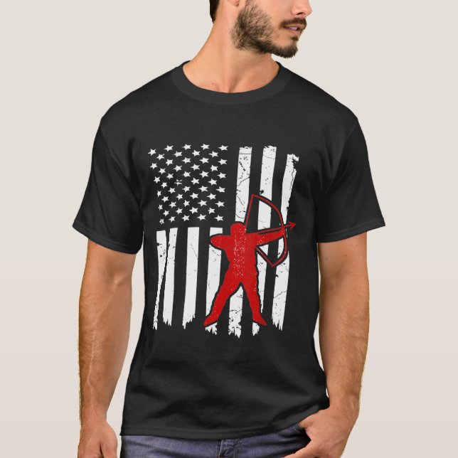 T-shirt Deer Crossbow Hunt Tee 2020 Whitetail Hunter Arche (Devant)