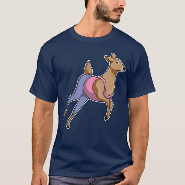 T-shirt Deer Fitness Sports friend (Devant)