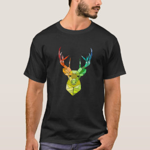 T-shirt Deer géométrique U2013 Belle oeuvre animale