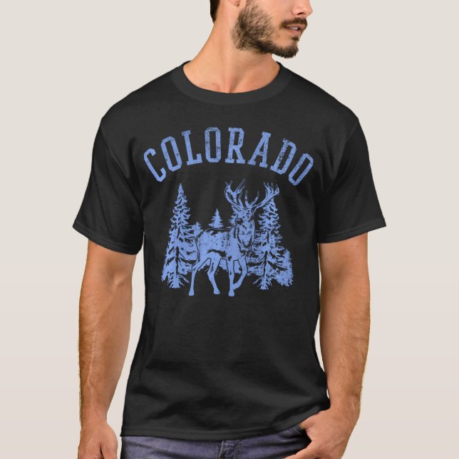 T-shirt Deer Grey Colorado Swea (Devant)