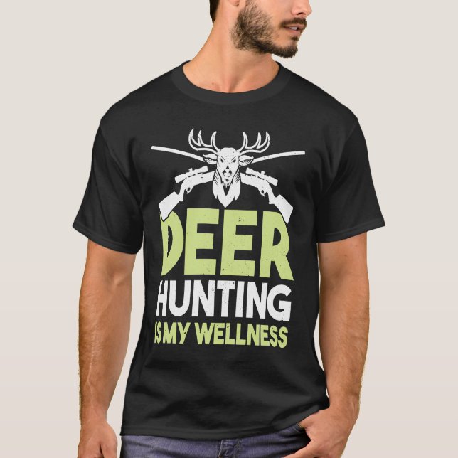 T-shirt Deer Hunter Hunting Season Huntsman  1 (Devant)