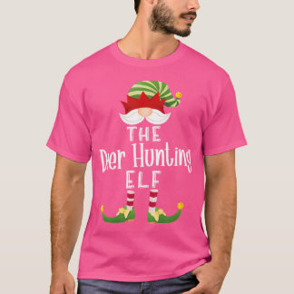 T-shirt Deer Hunting Elf Group Fête de Noël