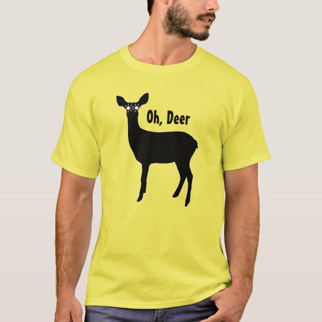T-shirt Deer With Headlights -  (Devant)