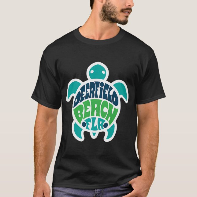 T-shirt Deerfield Beach, Floride (Devant)