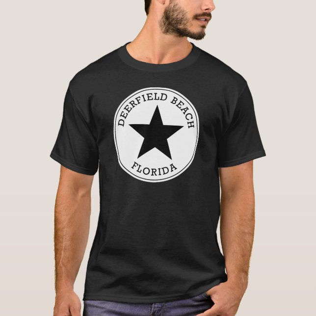 T-shirt Deerfield Beach Floride T Shirt (Devant)