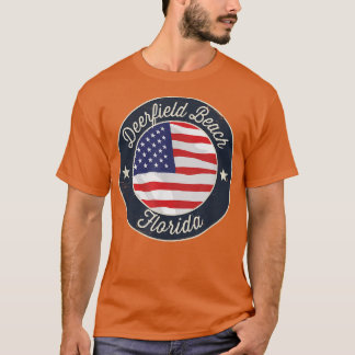 T-shirt Deerfield Beach - Patriotic Florida Souvenir T-Shi