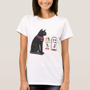 T-shirt Déesse Bastet de chat égyptien