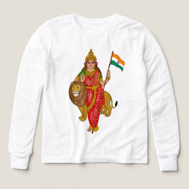 T-Shirt Déesse Bharat Mata (Motif recto)