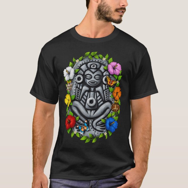 T-shirt Déesse boricua Taino Atabey (Devant)