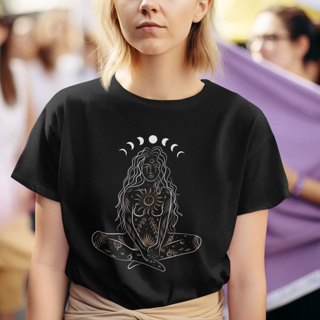 T-shirt Déesse Céleste (Créateur téléchargé)