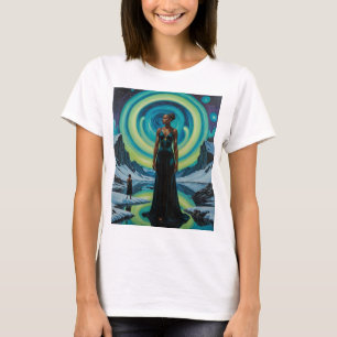 T-shirt Déesse céleste Déramscape Cosmique Tee