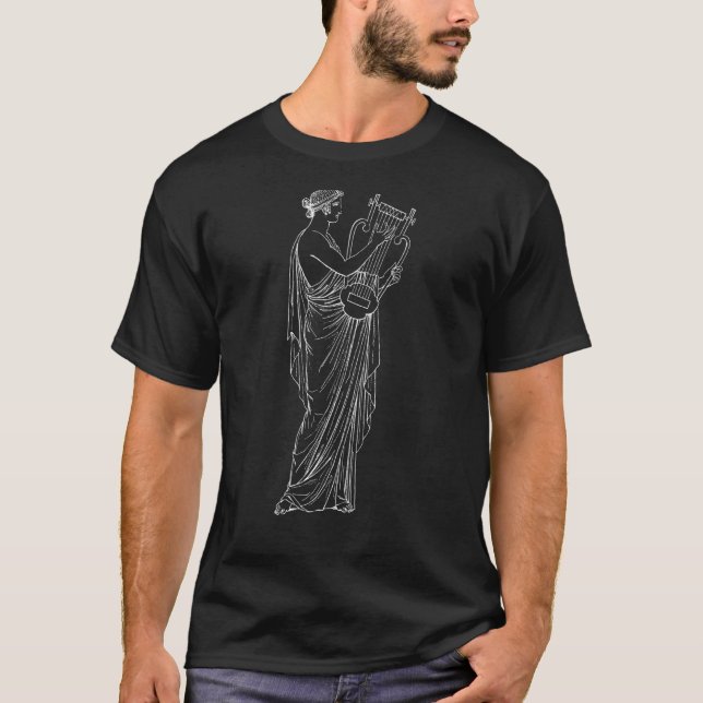 T-shirt Déesse de la mythologie grecque antique Muse de la (Devant)