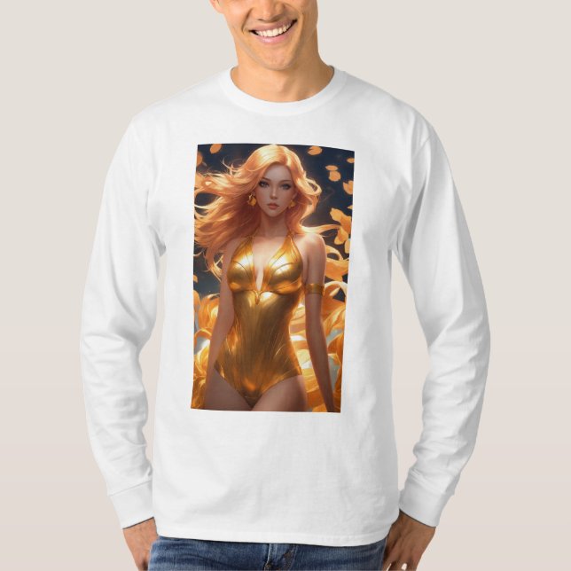 T-shirt Déesse de l'Amour : Portrait d'Aphrodite (Devant)