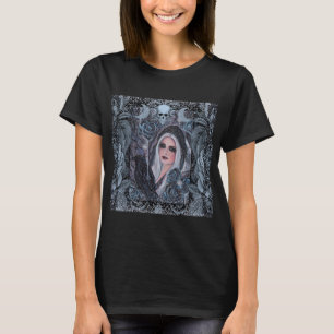 T-shirt Déesse de Morrigan avec corbeau par Renée