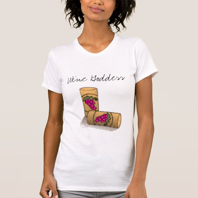 T-shirt Déesse de vin (Devant)