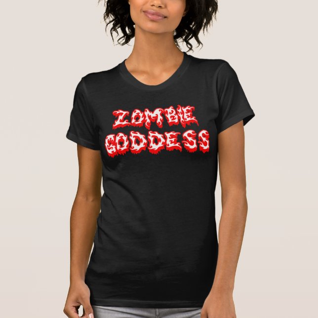 T-shirt Déesse de zombi (Devant)