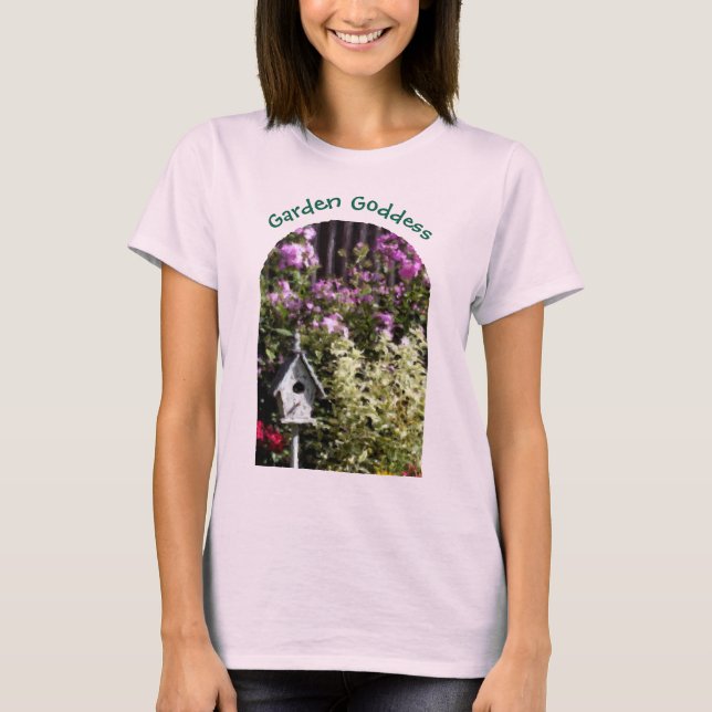 T-shirt Déesse du Jardin Mignonne (Devant)